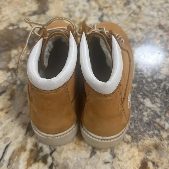 Timberland Nellie Women Waterproof Wheat Chukka Leather Lace up Boots - Picture 4 of 7